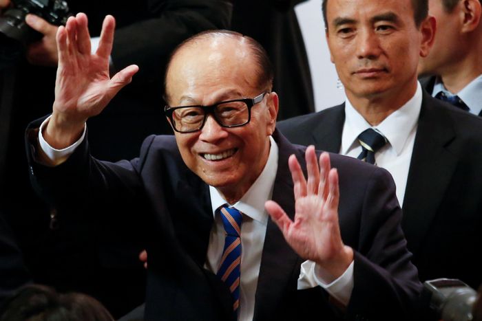  Ông trùm kinh doanh Lý Gia Thành. Ảnh: Reuters.