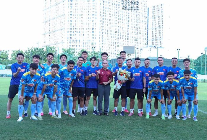 Sự động viên của lãnh đạo VFF là động lực rất lớn để U23 Việt Nam thi đấu đạt thành tích tốt tại đấu trường châu lục