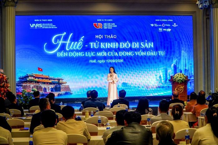 Hội thảo "Huế - Từ Kinh đô di sản đến động lực mới của dòng vốn đầu tư". Ảnh: T.An