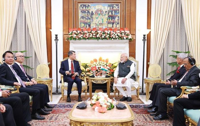 Thủ tướng Narendra Modi bày tỏ đồng tình với các đề xuất của Thủ tướng Lê Minh Hưng và khẳng định Chính phủ Ấn Độ luôn ủng hộ, nỗ lực triển khai các biện pháp để thúc đẩy các lĩnh vực hợp tác giữa hai nước - Ảnh: chinhphu.vn/Nhật Bắc