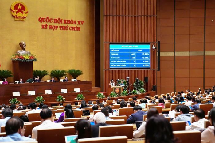 Quốc hội thông qua nghị quyết miễn, hỗ trợ học phí cho trẻ mầm non và học sinh phổ thông cả nước. (Ảnh: VGP)