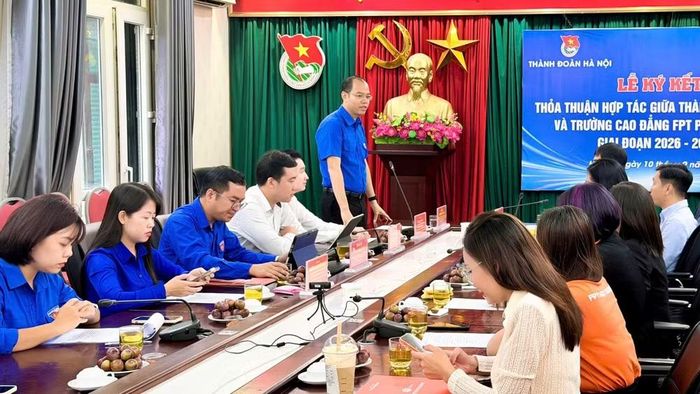 Hợp tác giữa Thành đoàn Hà Nội và Trường Cao đẳng FPT Polytechnic mở thêm cơ hội về kỹ năng số và nghề nghiệp cho người trẻ (Ảnh: FPT Polytechnic)