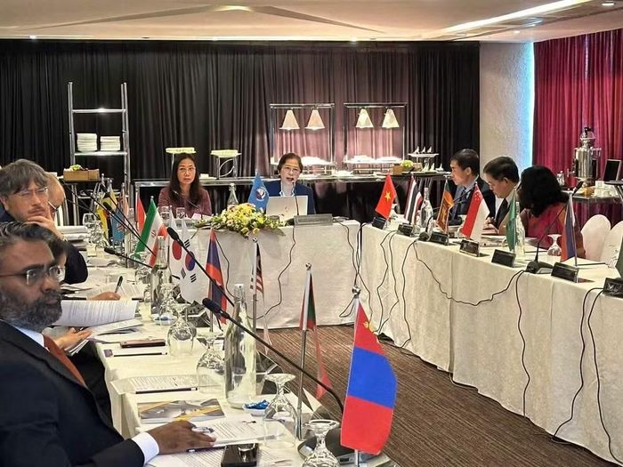 Quang cảnh phiên họp lần thứ 312 của Hội đồng Kế hoạch Colombo diễn ra tại thủ đô Colombo, Sri Lanka. (Ảnh: Đại sứ quán Việt Nam tại Sri Lanka cung cấp)
