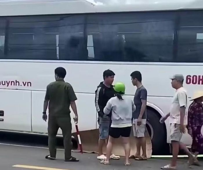 Hiện trường vụ tai nạn. (Ảnh người dân cung cấp)