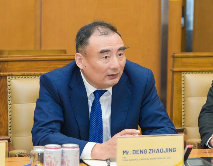 Ông Deng Zhaojing, Tổng Giám đốc CNCEC nhận định PETROVIETNAM và CNCEC còn rất nhiều dư địa để mở rộng hợp tác