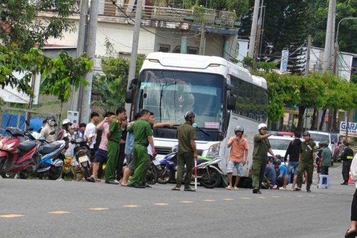 Hiện trường vụ tai nạn. Ảnh: A.X