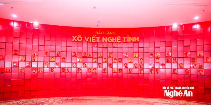 Không gian trưng bày tại Bảo tàng Nghệ An - Xô viết Nghệ Tĩnh. Ảnh: Thành Duy