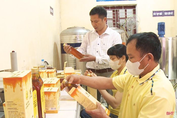 Việc đầu tư công nghệ chế biến giúp HTX kiểm soát tốt hơn chất lượng sản phẩm, hạn chế những rủi ro trong quá trình bảo quản, nâng cao giá trị mật ong.