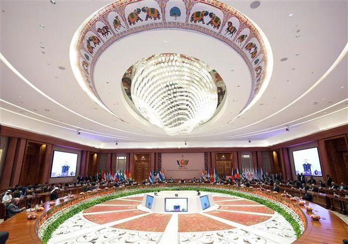 Quang cảnh Hội nghị thượng đỉnh BRICS lần thứ 18 tại New Delhi, Ấn Độ ngày 12/9/2026. Ảnh: ANI/TTXVN phát