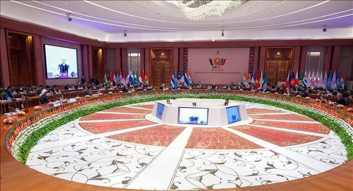 Quang cảnh Hội nghị thượng đỉnh BRICS lần thứ 18 tại New Delhi, Ấn Độ ngày 12/9/2026. Ảnh: ANI/TTXVN phát