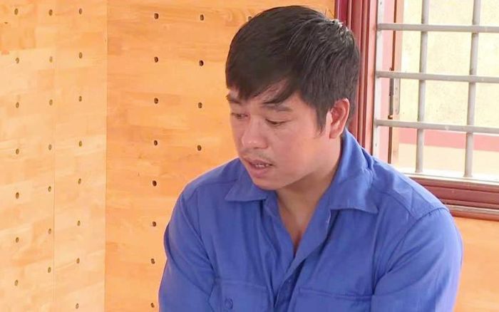 Ma Kiên La tại cơ quan công an. Ảnh: Công an Đắk Lắk