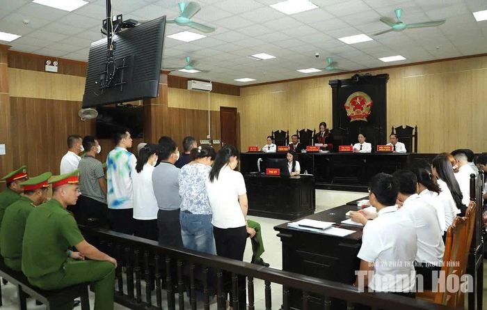 Một phiên tòa hình sự được tổ chức công khai tại Tòa án Nhân dân tỉnh.