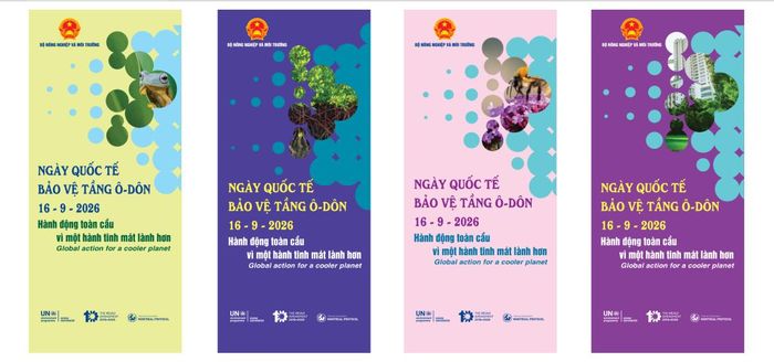 Ngày Quốc tế bảo vệ tầng ô-dôn 2026 với chủ đề: “Hành động toàn cầu vì một hành tinh mát lành hơn”. Ảnh: Cục Biến đổi khí hậu