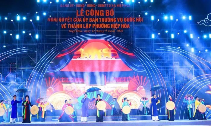  Chương trình nghệ thuật đặc sắc chào mừng thành lập phường Hiệp Hòa.  