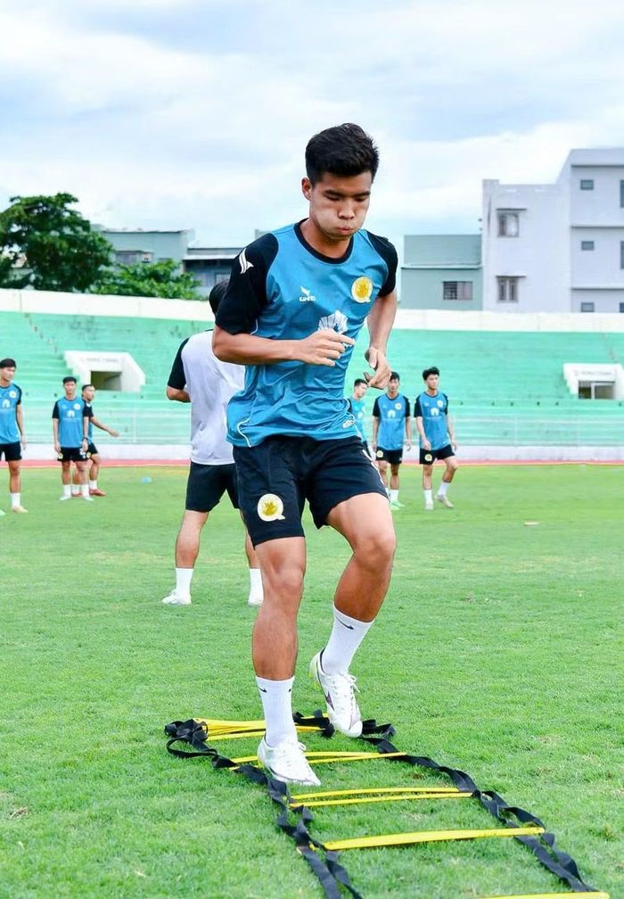  Tuyển thủ U23 Việt Nam - Nguyễn Quốc Toản. Ảnh: An Nguyên 