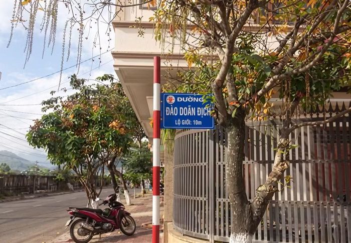  Đường Đào Doãn Địch tại phường Quy Nhơn Nam. Ảnh: NTQ 