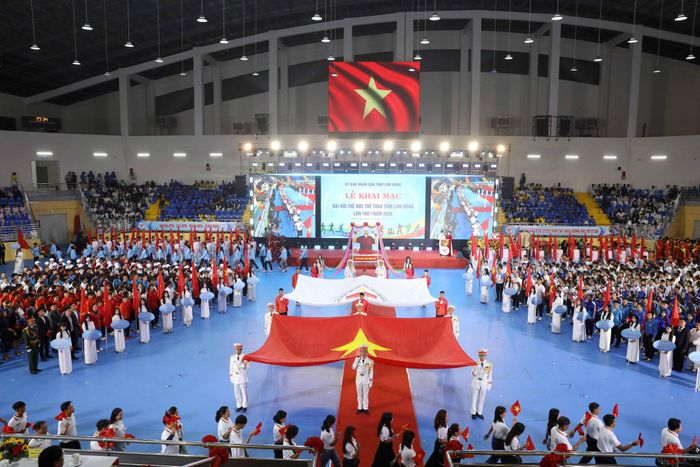 Toàn cảnh Lễ khai mạc Đại hội Thể dục thể thao tỉnh Lâm Đồng lần thứ I năm 2026