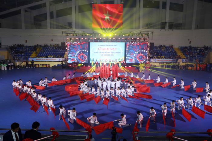 Chương trình biểu diễn nghệ thuật và đồng diễn chào mừng Đại hội TDTT tỉnh Lâm Đồng lần thứ I năm 2026