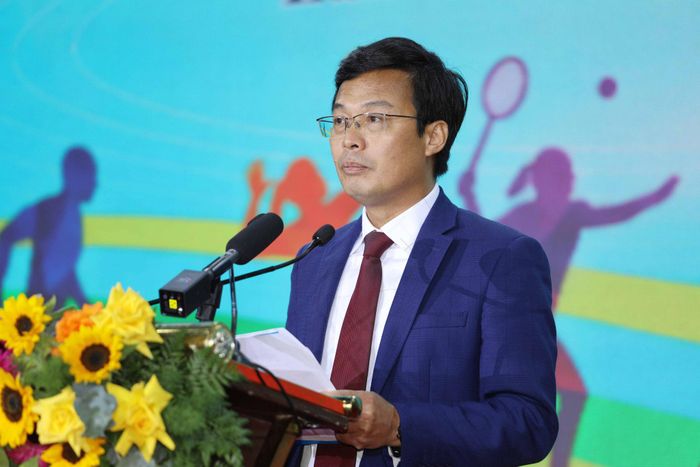 Đồng chí Đinh Văn Tuấn, Tỉnh ủy viên, Phó Chủ tịch UBND tỉnh Lâm Đồng, Trưởng Ban Tổ chức đại hội phát biểu khai mạc