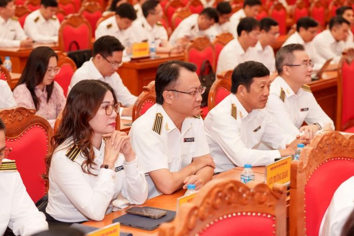 Lãnh đạo các đơn vị trực thuộc Kiểm toán nhà nước tham dự Hội nghị. Ảnh: KTNN.