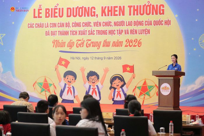Bí thư Đoàn Thanh niên Quốc hội Nguyễn Thị Kim Anh phát biểu