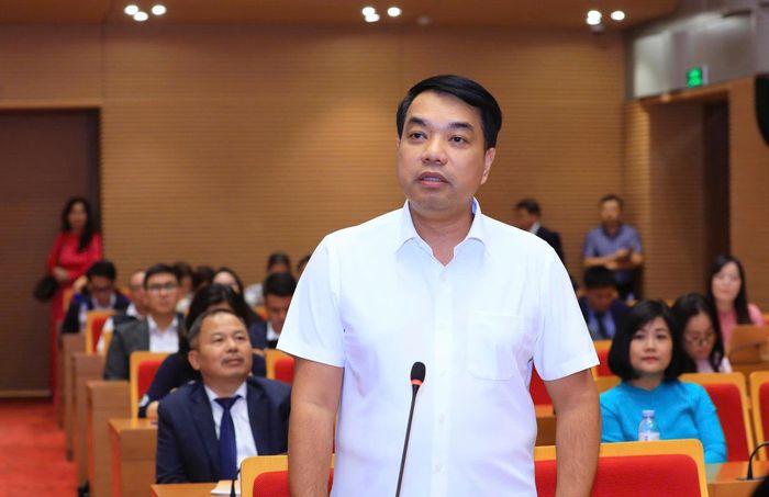 Ông Mạc Quốc Anh - Phó Chủ tịch kiêm Tổng Thư ký Hiệp hội Doanh nghiệp nhỏ và vừa TP. Hà Nội (HANOISME). Ảnh: Hoàng Giáp