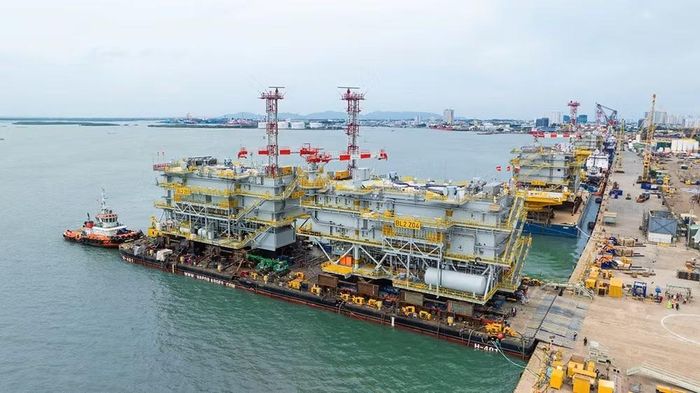Bốn trạm biến áp của Dự án Baltica 2 trên bãi chế tạo của PTSC M&C.