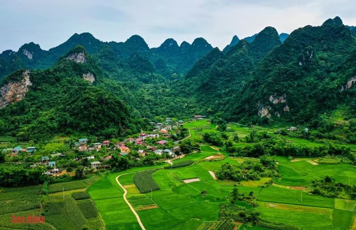 Vùng núi Lam Sơn, xã Hòa An. Ảnh: Thế Vĩnh