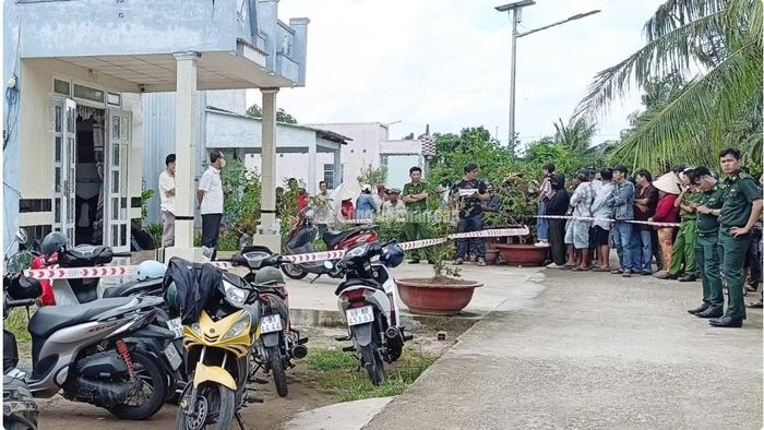 Hiện trường vụ án. Ảnh: CAND.
