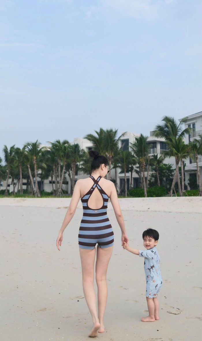 Mai Ngọc cho biết khi con trai 2 tuổi, cô sẽ bắt đầu lại công việc truyền hình.