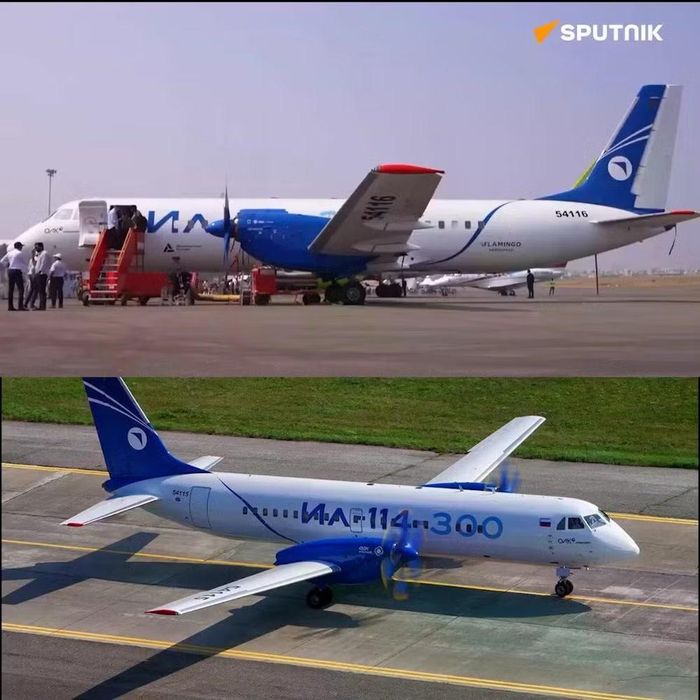 Máy bay cánh quạt Il-114-300 của Nga được thiết kế để phát triển vận tải hàng không khu vực. Nó có thể hoạt động tự động từ các sân bay nhỏ, bất kể cơ sở hạ tầng, cũng như từ các đường băng ngắn.