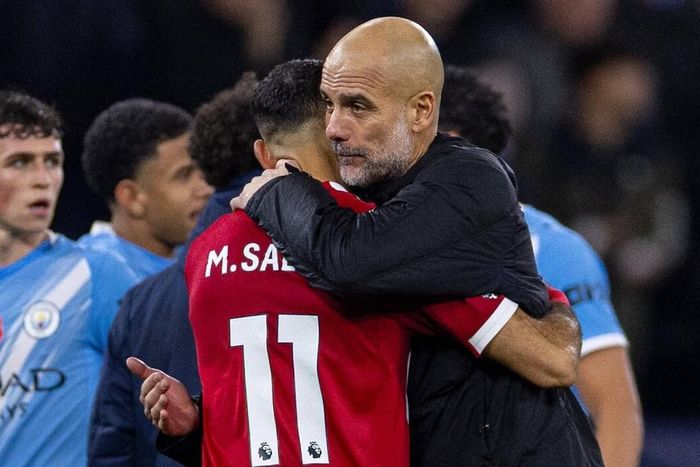 Guardiola chưa tái xuất băng ghế chỉ đạo. Ảnh: David Rawcliffe/Propaganda.