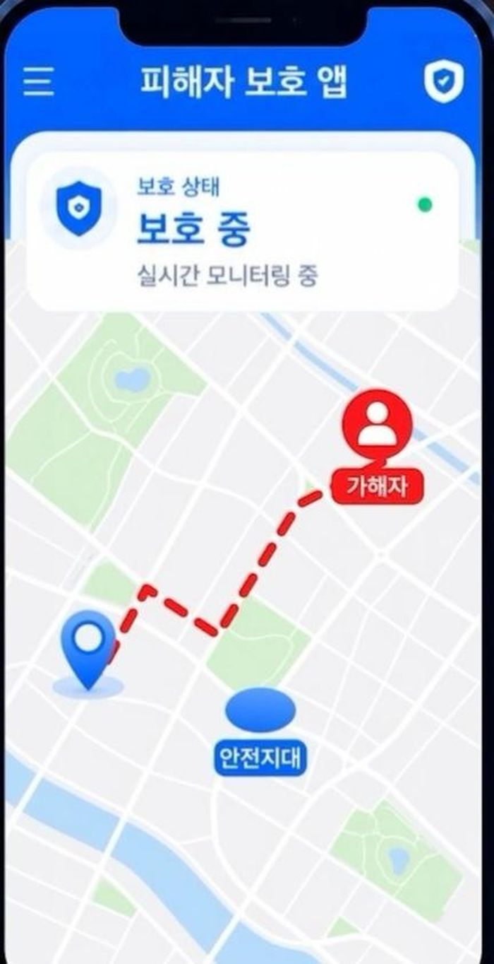  Màn hình ứng dụng theo dõi trên điện thoại. Ảnh: Korea Herald. 