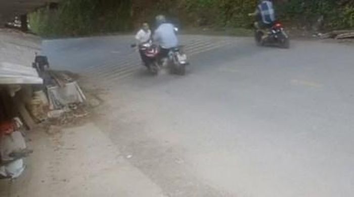 Thời điểm xảy ra tai nạn. Ảnh: Công an tỉnh Thái Nguyên