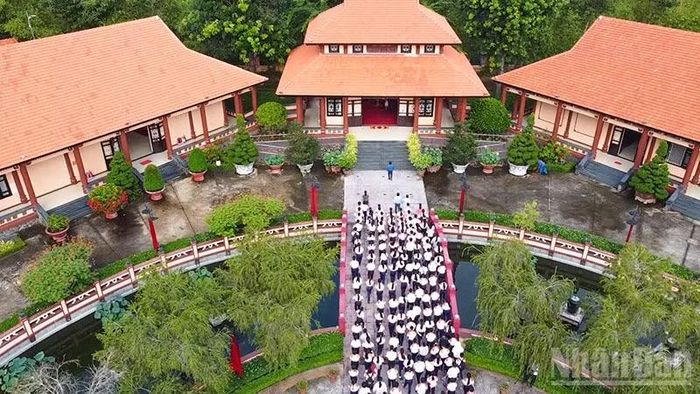 Khuôn viên Giáo sư, Viện sĩ Trần Đại Nghĩa. (Ảnh: QUỐC KHÁNH)
