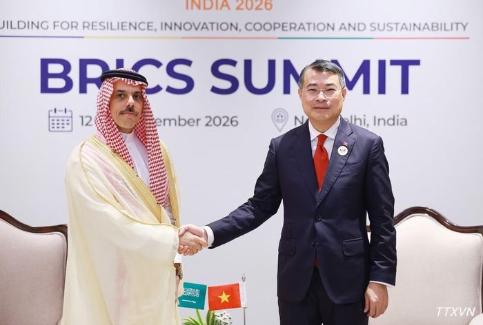 Bộ trưởng Ngoại giao Saudi Arabia Faisal Bin Farhan Al Saud. Ảnh: Dương Giang – TTXVN