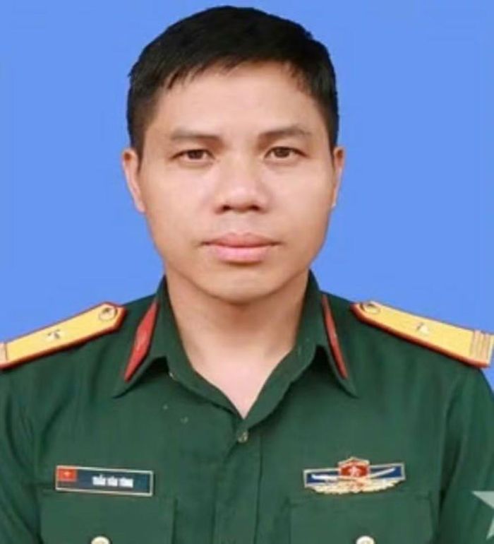 Chân dung Thiếu tá Trần Văn Tùng. (Ảnh: Bộ Chỉ huy quân sự tỉnh cung cấp)