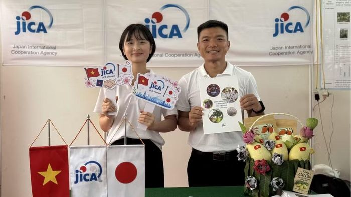 Gian hàng của Cơ quan Hợp tác Quốc tế Nhật Bản. (Ảnh: JICA)