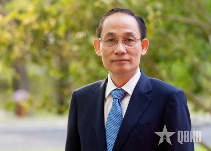 Ủy viên Bộ Chính trị, Bộ trưởng Bộ Ngoại giao Lê Hoài Trung. Ảnh: VIỆT ĐOÀN