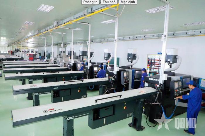  Dây chuyền công nghệ hiện đại ở Nhà máy Z129. Ảnh: ĐỖ NGUYỄN 