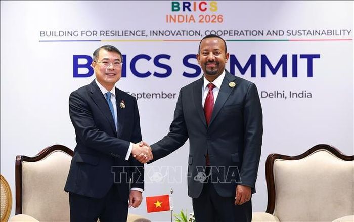  Thủ tướng Lê Minh Hưng và Thủ tướng Ethiopia Abiy Ahmed Ali. 