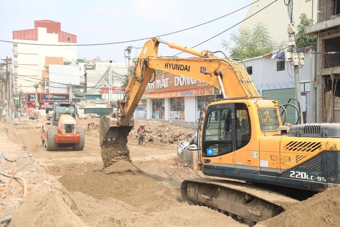  Dự án sau khi hoàn thành sẽ góp phần mở rộng không gian giao thông, tăng khả năng kết nối khu vực phía Nam và Đông Nam Hà Nội. Ảnh: TIẾN CƯỜNG 