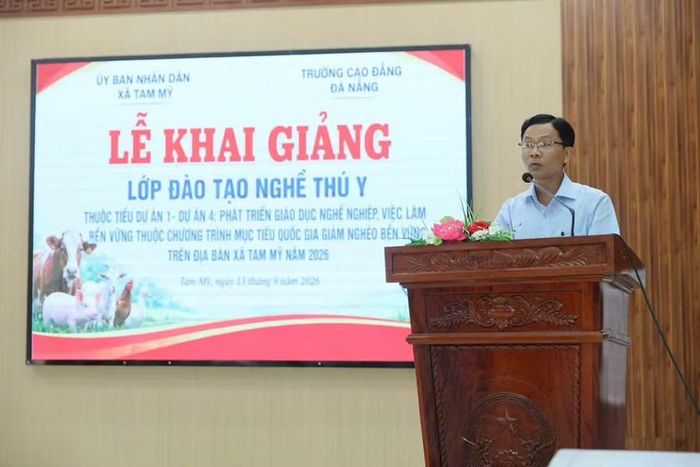 Ông Phan Đình Dung, Phó Chủ tịch UBND xã Tam Mỹ.