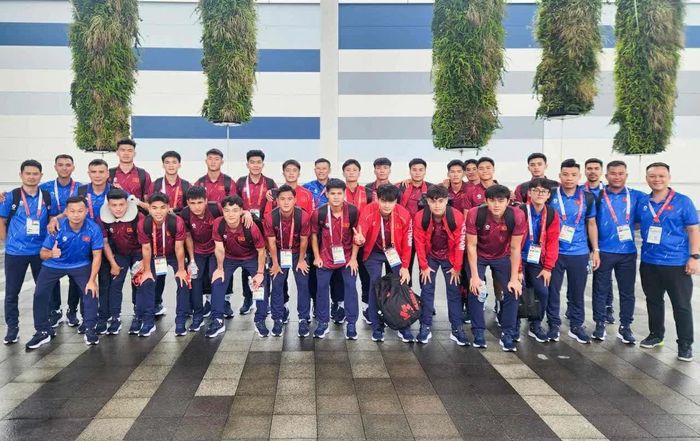 U23 Việt Nam có mặt tại Nhật Bản. (Nguồn: VFF)