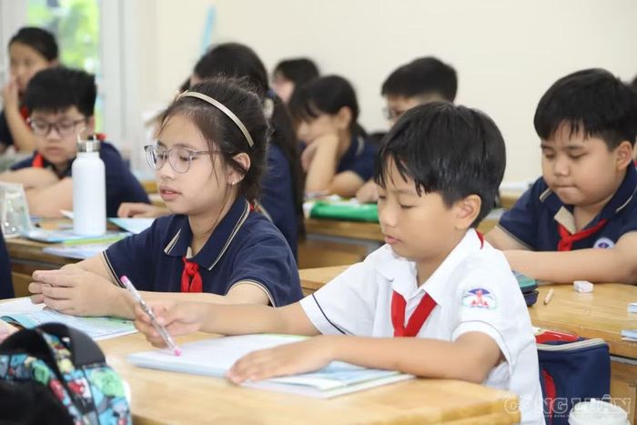 Học sinh Trường Tiểu học Xuân Phương (Hà Nội).