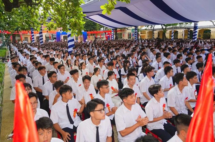 Học sinh Trường THPT Ngô Quyền, TP Hải Phòng.