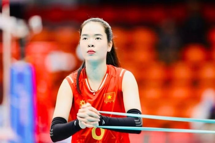 Cầu thủ bóng chuyền Lê Thanh Thúy tiếp tục cầm cờ cho Đoàn thể thao Việt Nam tại ASIAD 20. Ảnh: DŨNG PHƯƠNG