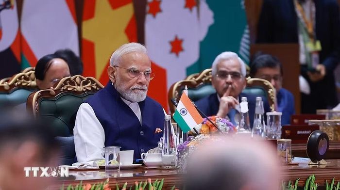 Thủ tướng Cộng hòa Ấn Độ Narendra Modi. (Ảnh: Dương Giang/TTXVN)