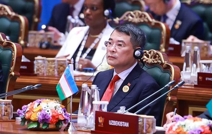 Thủ tướng Lê Minh Hưng tham dự phiên họp Hội nghị thượng đỉnh BRICS lần thứ 18 về “Tự cường, đổi mới sáng tạo, hợp tác và phát triển bền vững: Định hình tương lai tăng trưởng bao trùm toàn cầu.” (Ảnh: Dương Giang/TTXVN)