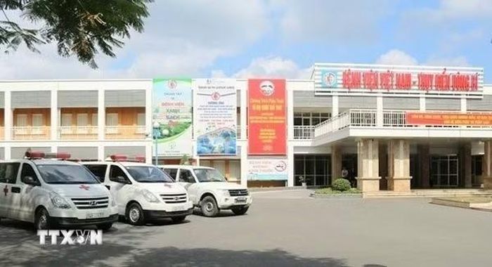 Bệnh viện Việt Nam-Thụy Điển Uông Bí ( Quảng Ninh). (Ảnh: TTXVN phát)